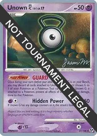 Unown [G] 2009 (Jason Martinez) 057 - World Championship Decks