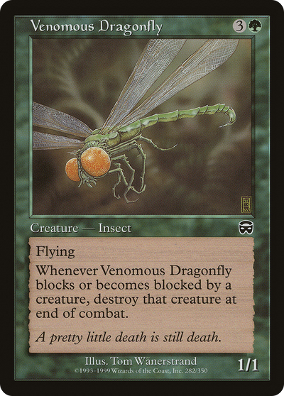 Venomous Dragonfly (MMQ-282) - Mercadian Masques