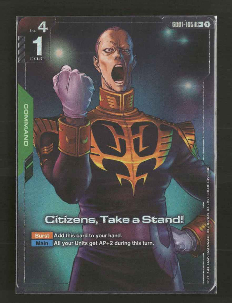 Newtype Rising Citizen, Take a Stand (R+) #GD01-105