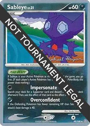 Sableye 2010 (Mychael Bryan) 048 - World Championship Decks