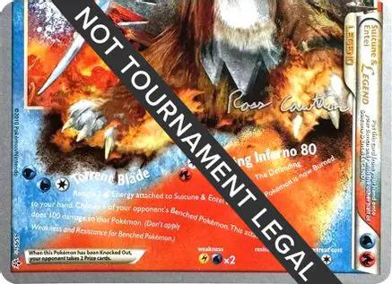 Suicune & Entei Legend LEGEND  2011 (Ross Cawthon) 095 - World Championship Decks
