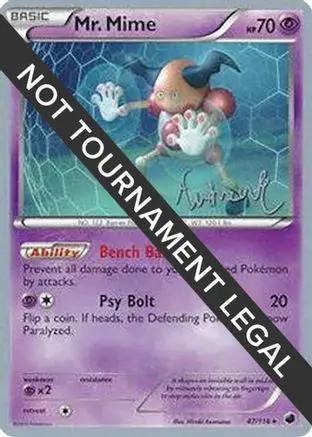 Mr. Mime 2014 (Andrew Estrada) 047 - World Championship Decks