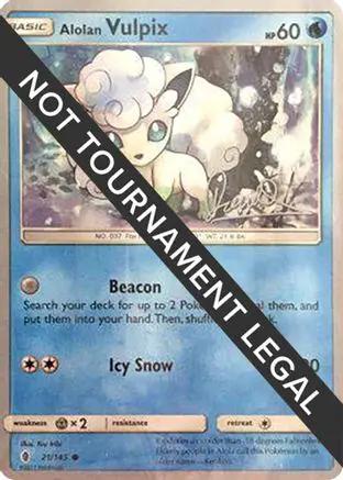 Alolan Vulpix 2017 (Diego Cassiraga) 021 - World Championship Decks