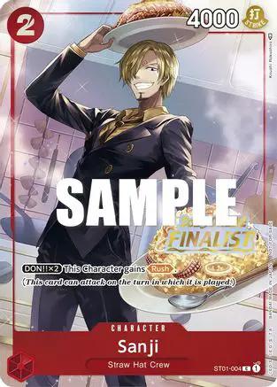 Sanji (Online Regional 2023) [Finalist] (ST01-004) - One Piece Promotion Cards Foil