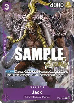 Jack (Online Regional 2023) [Participant] (ST04-008) - One Piece Promotion Cards Foil