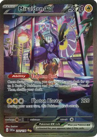 Miraidon ex 244/198 - SV01 Scarlet & Violet Base Set Holofoil