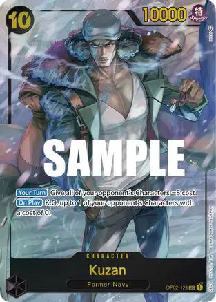Kuzan (121) (Alternate Art) (OP02-121) - Paramount War Foil