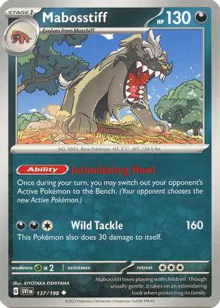Mabosstiff 137/198 - SV01 Scarlet & Violet Base Set Reverse Holofoil