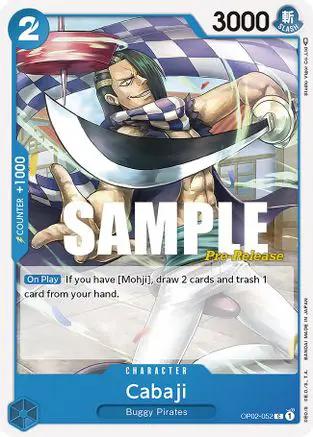 Cabaji (OP02-052) - Paramount War Pre-Release Cards