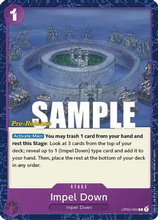 Impel Down (OP02-092) - Paramount War Pre-Release Cards