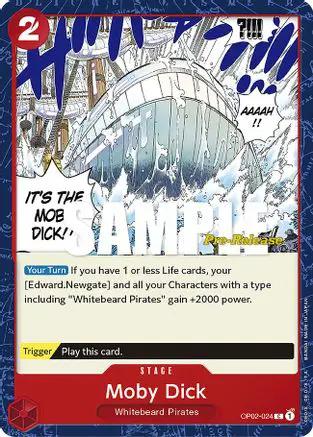 Moby Dick (OP02-024) - Paramount War Pre-Release Cards