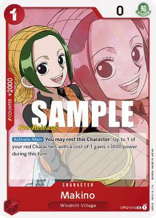 Makino (OP02-015) - Paramount War Pre-Release Cards