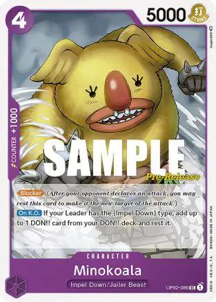 Minokoala (OP02-086) - Paramount War Pre-Release Cards