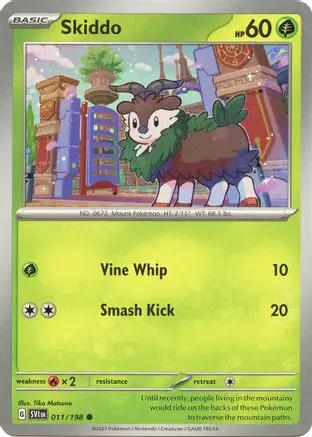 Skiddo 011/198 - SV01 Scarlet & Violet Base Set