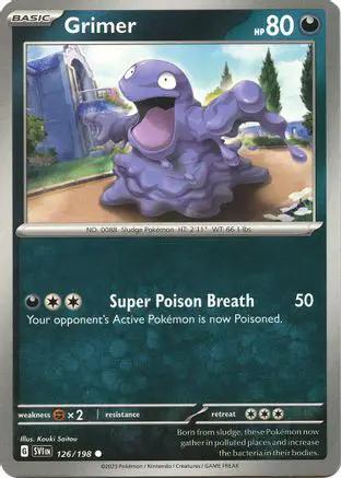 Grimer 126/198 - SV01 Scarlet & Violet Base Set Reverse Holofoil