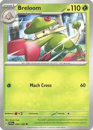 Breloom 004/198 - SV01 Scarlet & Violet Base Set Reverse Holofoil