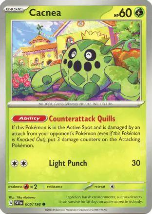 Cacnea 005/198 - SV01 Scarlet & Violet Base Set