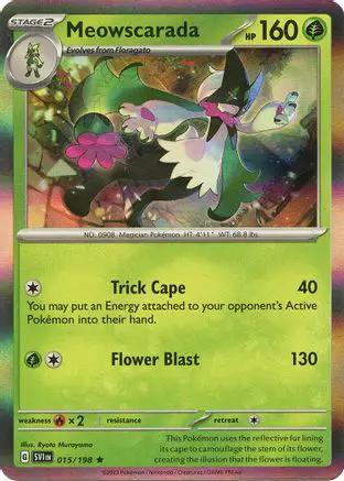 Meowscarada 015/198 - SV01 Scarlet & Violet Base Set Reverse Holofoil