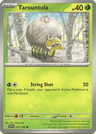 Tarountula 017/198 - SV01 Scarlet & Violet Base Set Reverse Holofoil