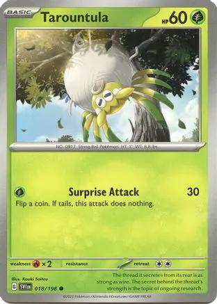Tarountula 018/198 - SV01 Scarlet & Violet Base Set Reverse Holofoil