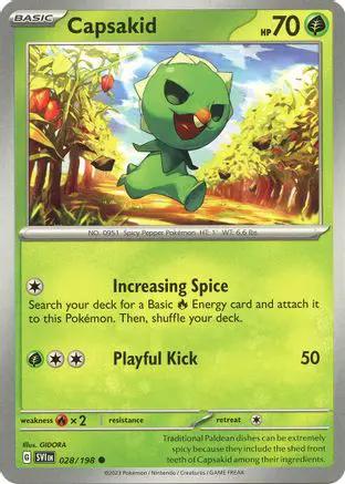 Capsakid 028/198 - SV01 Scarlet & Violet Base Set Reverse Holofoil