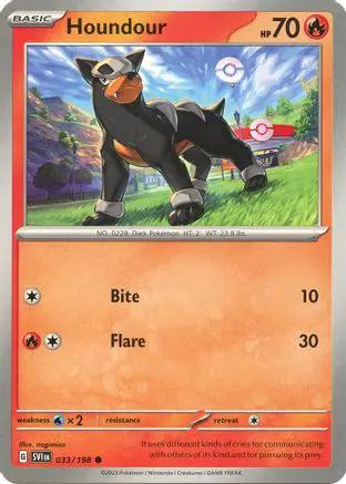 Houndour 033/198 - SV01 Scarlet & Violet Base Set Reverse Holofoil