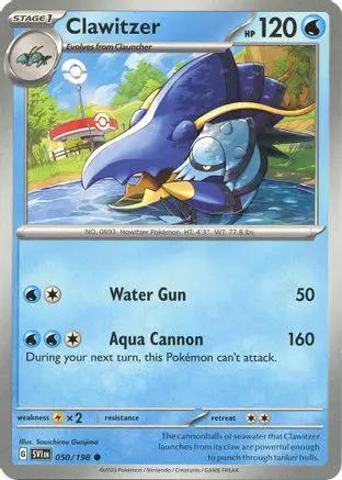 Clawitzer 050/198 - SV01 Scarlet & Violet Base Set Reverse Holofoil
