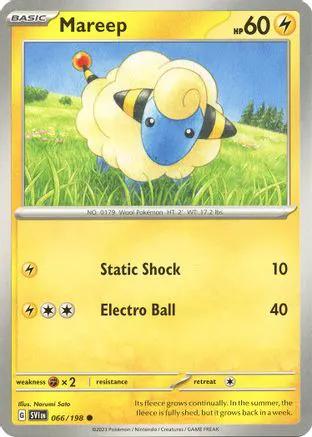 Mareep 066/198 - SV01 Scarlet & Violet Base Set Reverse Holofoil