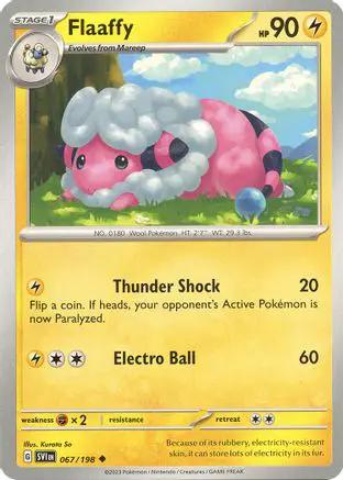 Flaaffy 067/198 - SV01 Scarlet & Violet Base Set Reverse Holofoil