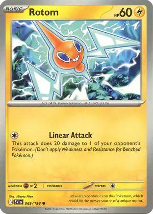 Rotom 069/198 - SV01 Scarlet & Violet Base Set Reverse Holofoil