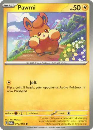 Pawmi 073/198 - SV01 Scarlet & Violet Base Set Reverse Holofoil