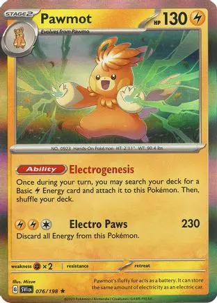 Pawmot 076/198 - SV01 Scarlet & Violet Base Set Holofoil