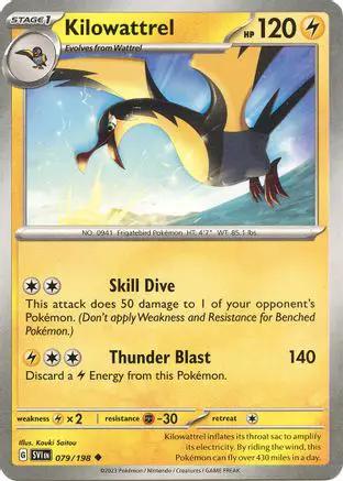 Kilowattrel 079/198 - SV01 Scarlet & Violet Base Set Reverse Holofoil