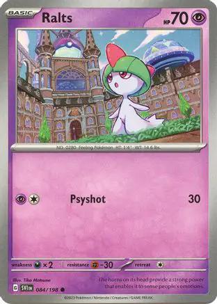 Ralts 084/198 - SV01 Scarlet & Violet Base Set Reverse Holofoil