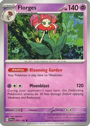 Florges 093/198 - SV01 Scarlet & Violet Base Set Reverse Holofoil