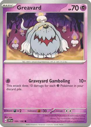 Greavard 104/198 - SV01 Scarlet & Violet Base Set Reverse Holofoil