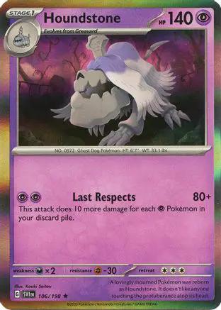 Houndstone 106/198 - SV01 Scarlet & Violet Base Set Reverse Holofoil