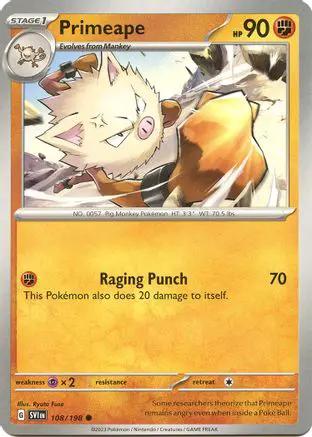 Primeape 108/198 - SV01 Scarlet & Violet Base Set