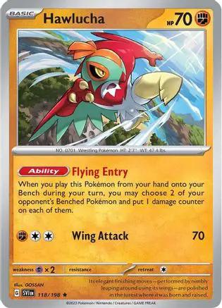 Hawlucha 118/198 - SV01 Scarlet & Violet Base Set Reverse Holofoil