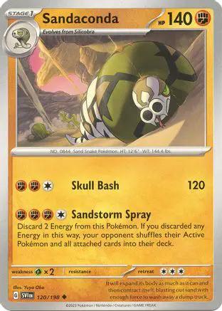 Sandaconda 120/198 - SV01 Scarlet & Violet Base Set Reverse Holofoil