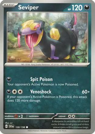 Seviper 128/198 - SV01 Scarlet & Violet Base Set Reverse Holofoil
