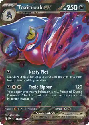Toxicroak ex 131/198 - SV01 Scarlet & Violet Base Set Holofoil