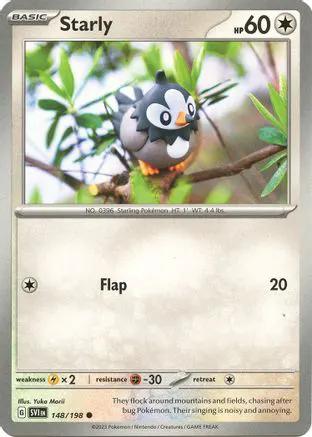 Starly 148/198 - SV01 Scarlet & Violet Base Set Reverse Holofoil