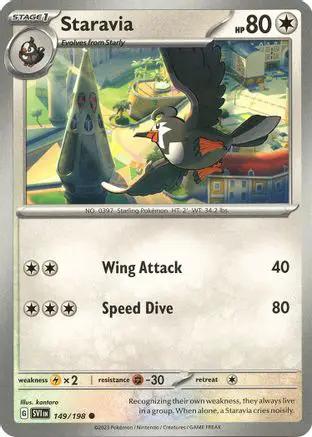 Staravia 149/198 - SV01 Scarlet & Violet Base Set Reverse Holofoil