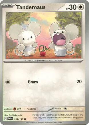 Tandemaus 159/198 - SV01 Scarlet & Violet Base Set Reverse Holofoil