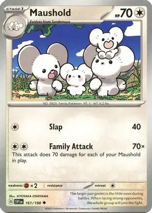 Maushold 161/198 - SV01 Scarlet & Violet Base Set Reverse Holofoil
