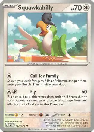 Squawkabilly 162/198 - SV01 Scarlet & Violet Base Set