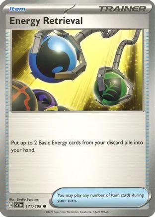 Energy Retrieval 171/198 - SV01 Scarlet & Violet Base Set Reverse Holofoil