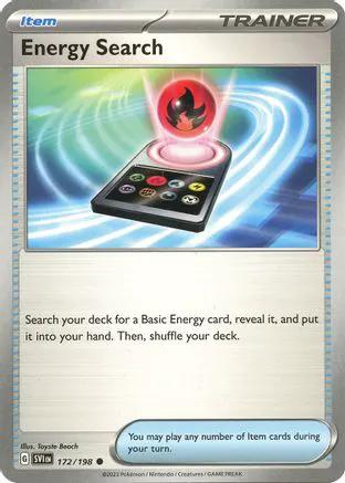 Energy Search 172/198 - SV01 Scarlet & Violet Base Set Reverse Holofoil