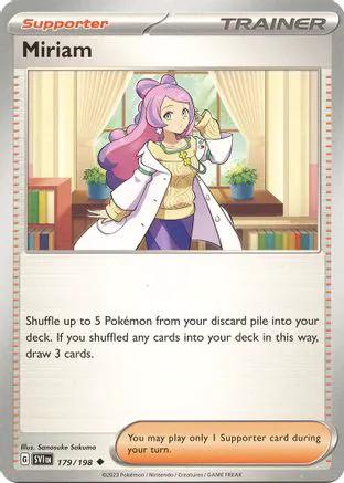 Miriam 179/198 - SV01 Scarlet & Violet Base Set Reverse Holofoil